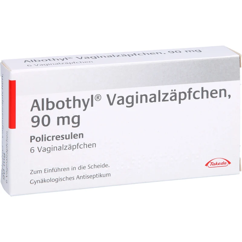 Albothyl Vaginalzäpfchen, 90 mg, 6 St. Zäpfchen