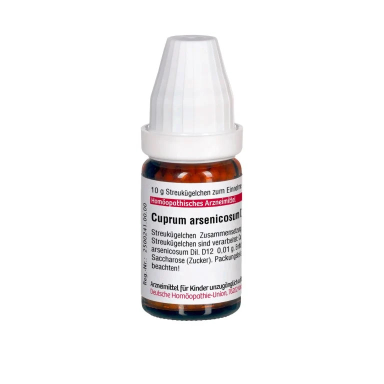 Cuprum arsenicosum D12 DHU Globuli, 10 g Globuli