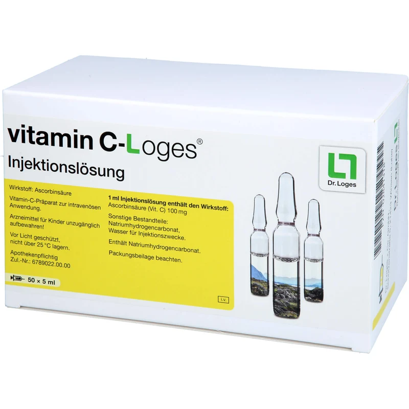 Vitamin C-Loges Injektionslösung, 50 St. Ampullen