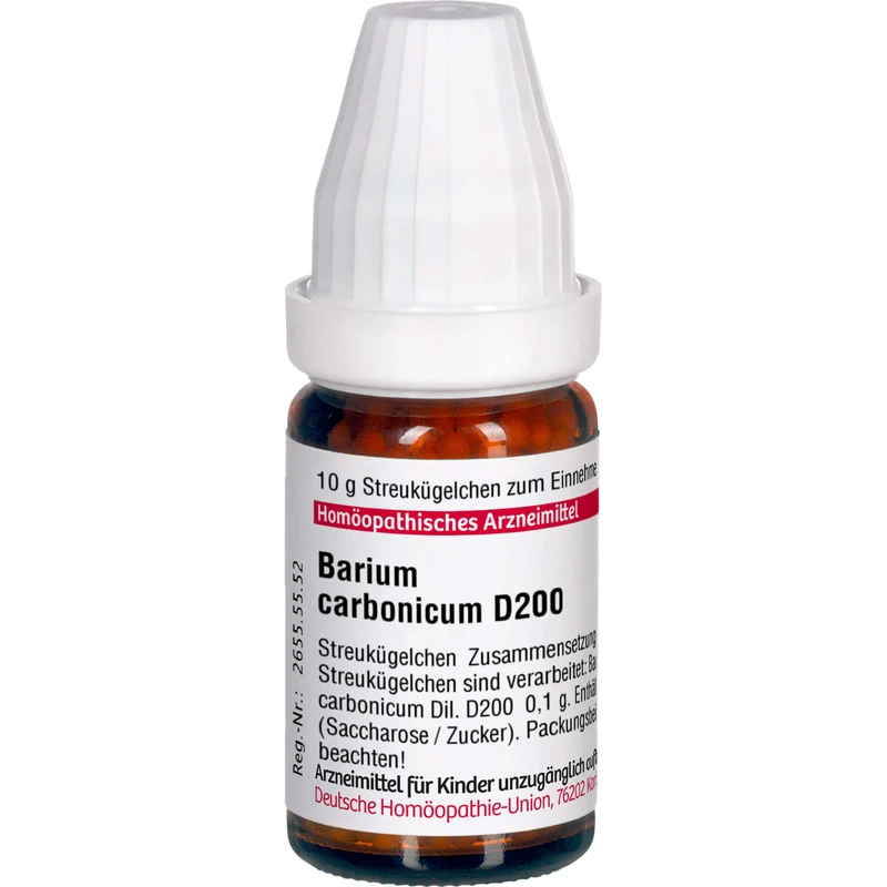 Barium carbonicum D200 DHU Globuli, 10 g Globuli