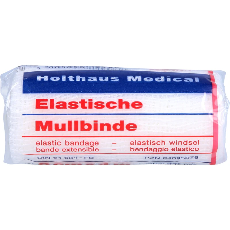 Holthaus Medical YPSIFLEX elastische Mullbinden 4 m x 8 cm, 1 St. Binde