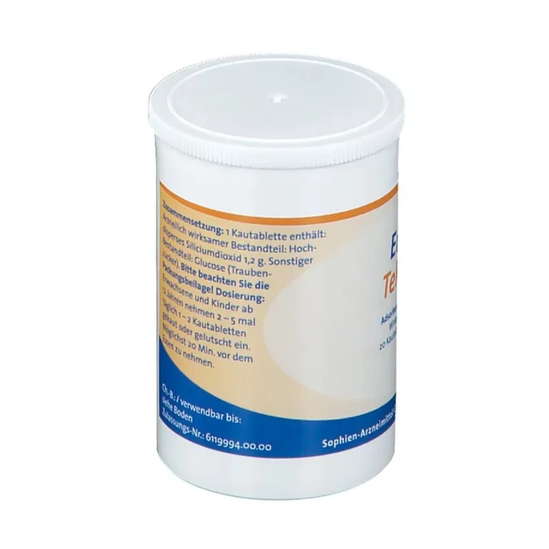 Entero-Teknosal Kautabletten Adsorbens für Magen und Darm, 20 St. Tabletten