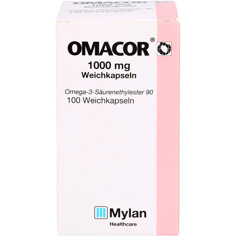 Omacor , 1000 mg Weichkapseln, 100 St. Kapseln