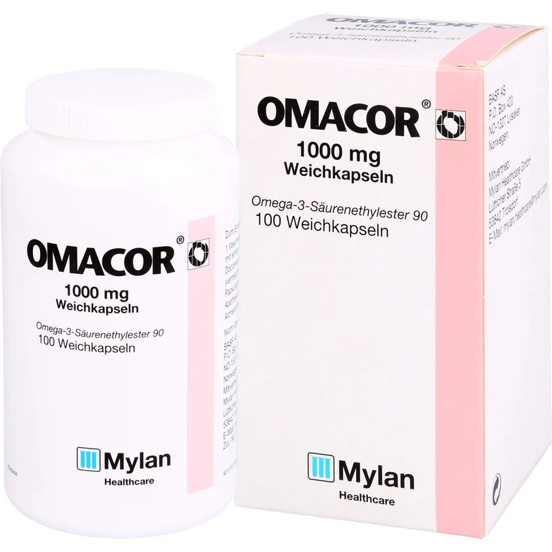 Omacor , 1000 mg Weichkapseln, 100 St. Kapseln