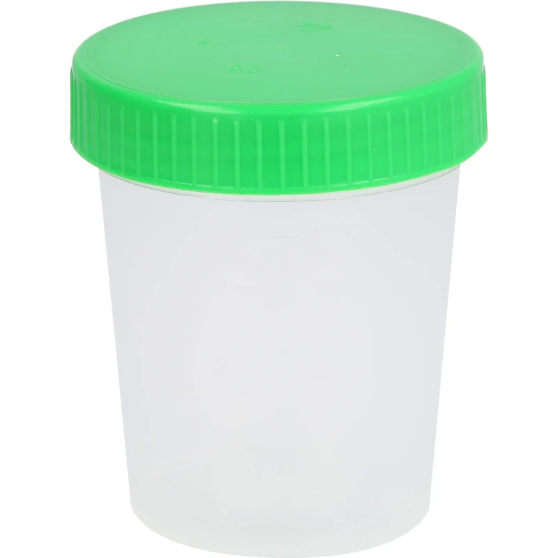 Urinbecher mit Schraubdeckel, 1 St. Becher
