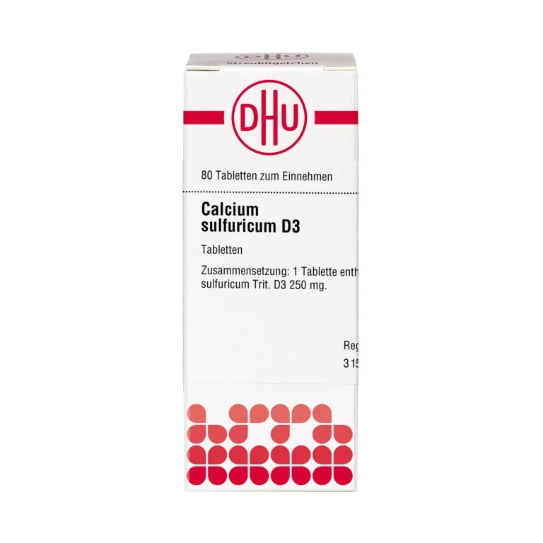Calcium sulfuricum D3 DHU Tabletten, 80 St. Tabletten