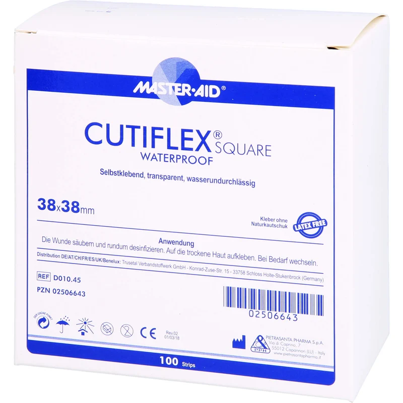 CUTIFLEX SQUARE 38x38mm Strips, 100 St PFL