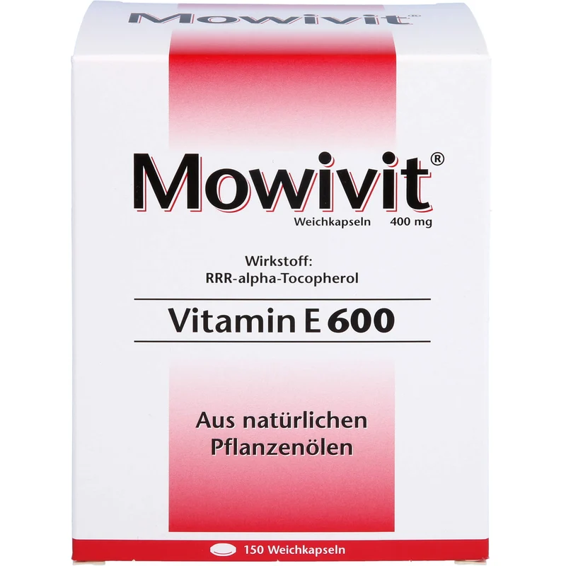Mowivit Vitamin E 600 Weichkapsel zum Ausgleich eines Vitamin-E-Mangels, 150 St. Kapseln