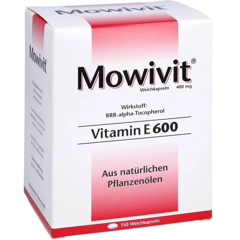 Mowivit Vitamin E 600 Weichkapsel zum Ausgleich eines Vitamin-E-Mangels, 150 St. Kapseln