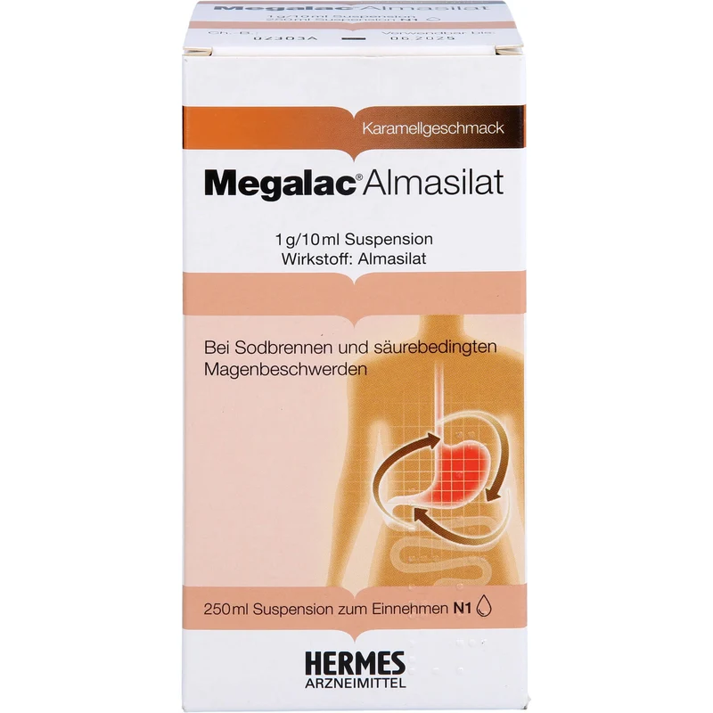 Megalac® Almasilat, 1 g/10 ml Suspension, 250 ml SUS