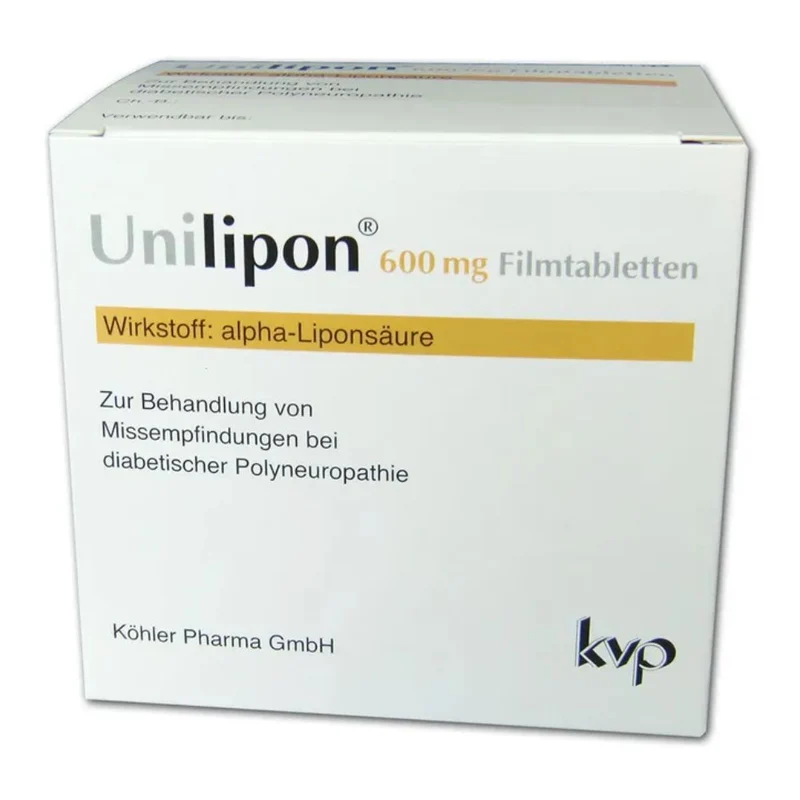 Unilipon 600 mg Filmtabletten bei diabetischer Polyneuropathie, 100 St. Tabletten