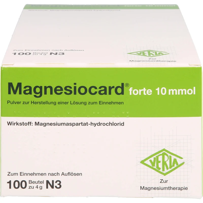 Magnesiocard forte 10 mmol, Pulver zur Herstellung einer Lösung zum Einnehmen, 100 St PLE