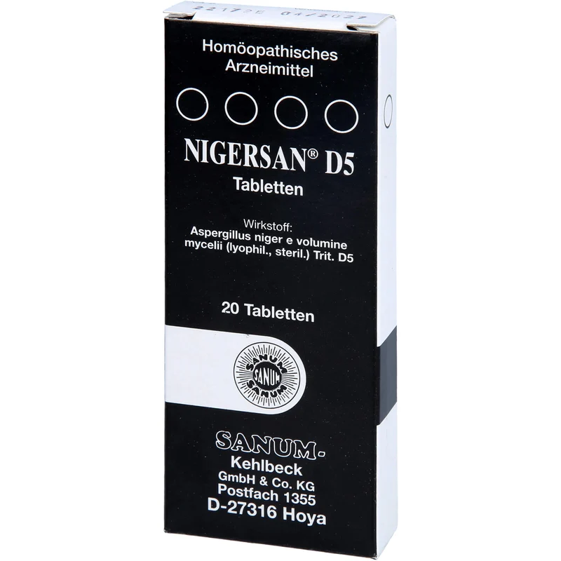 SANUM-KEHLBECK Nigersan D5 Tabletten, 20 St. Tabletten