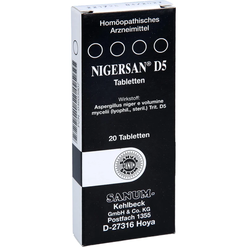 SANUM-KEHLBECK Nigersan D5 Tabletten, 20 St. Tabletten