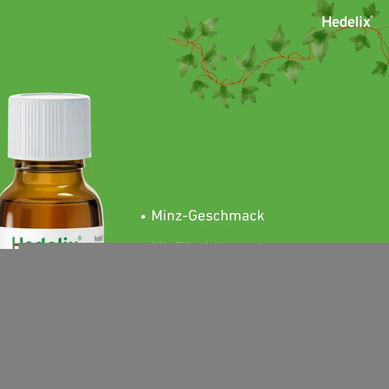 Hedelix s.a. Hustentropfen – konzentrierte Pflanzenpower für kraftvolle Hustenlinderung, 20 ml Lösung