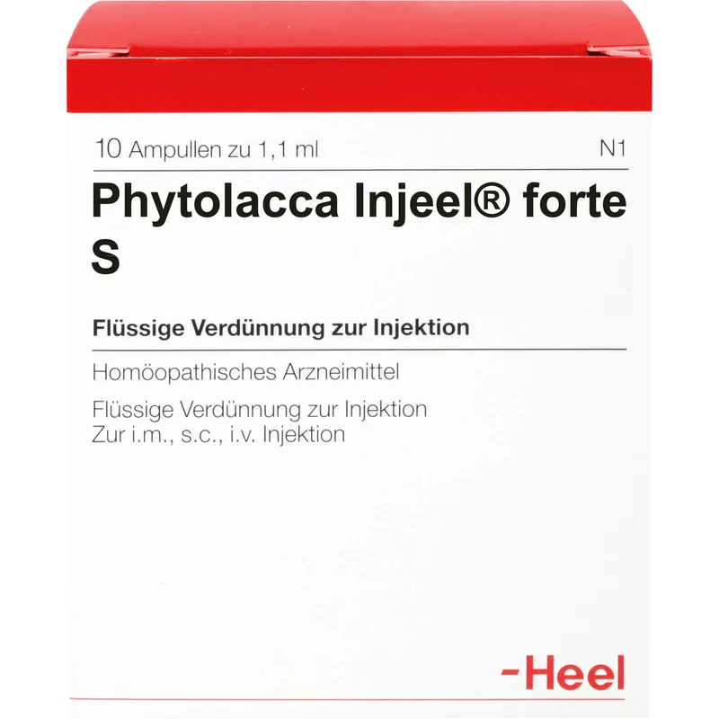 Heel Phytolacca Injeel forte S flüssige Verdünnung, 10 St. Ampullen