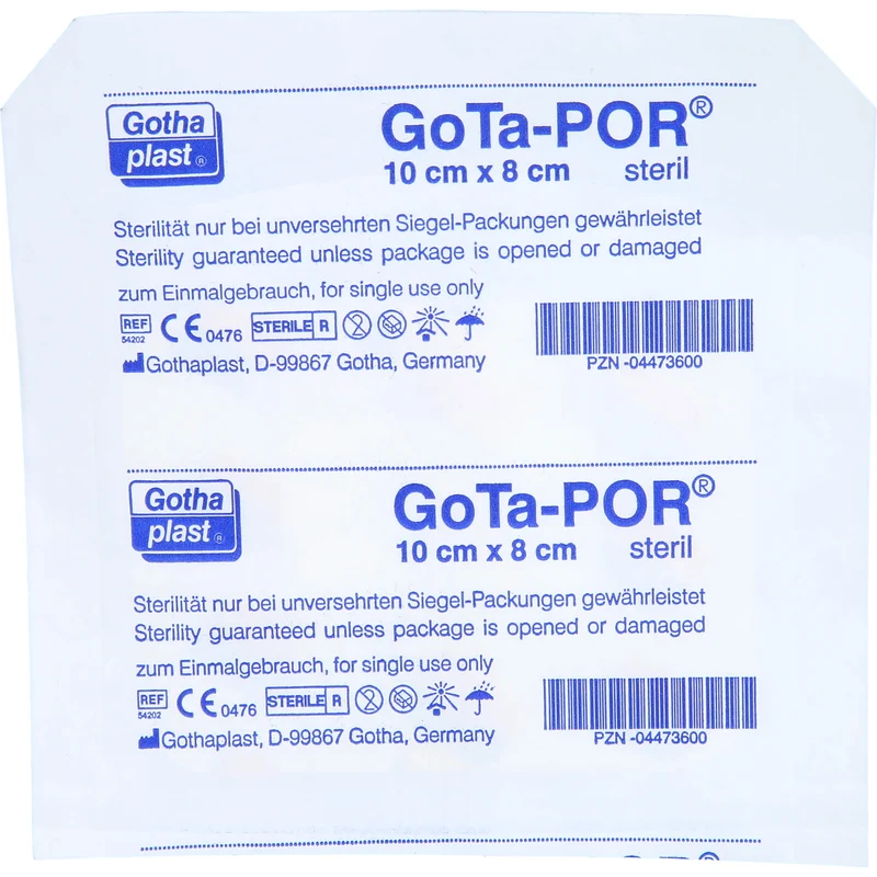 GoTa-POR Wundpflaster steril 100 mm x 80 mm, 1 St. Pflaster