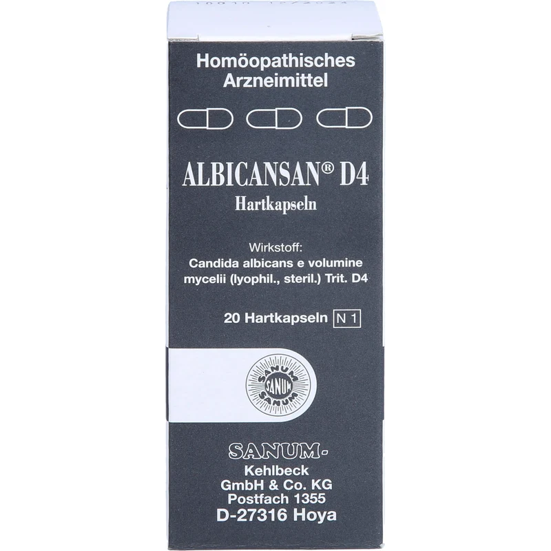 SANUM-KEHLBECK Albicansan D4 Kapseln, 20 St. Kapseln