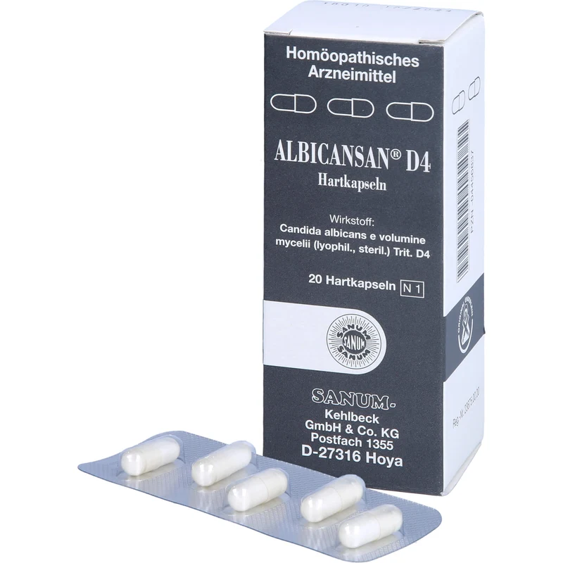 SANUM-KEHLBECK Albicansan D4 Kapseln, 20 St. Kapseln