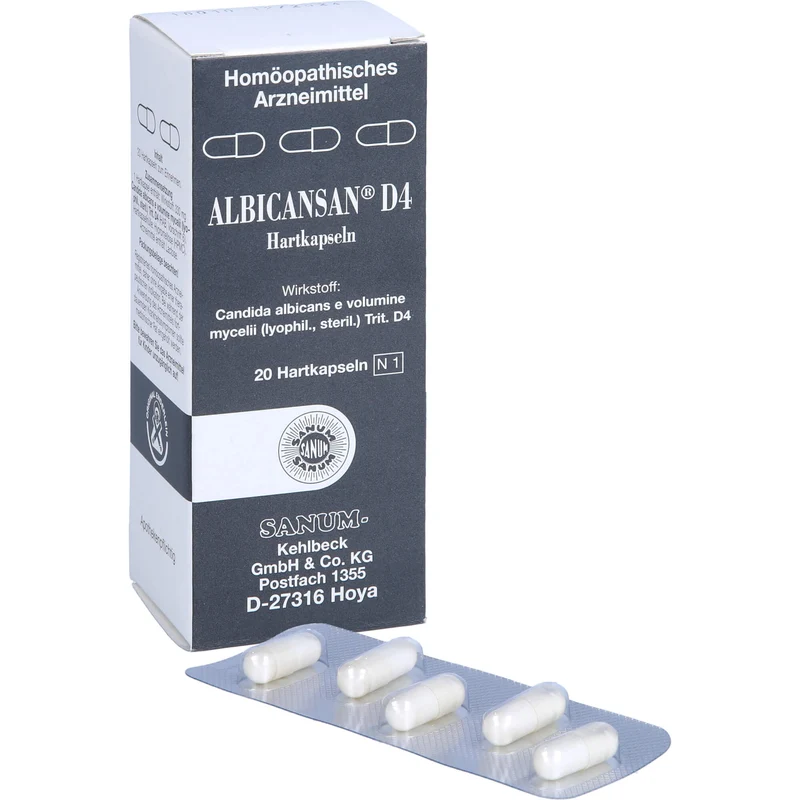 SANUM-KEHLBECK Albicansan D4 Kapseln, 20 St. Kapseln