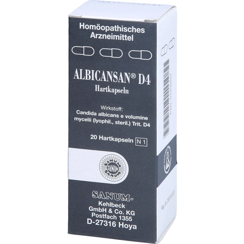 SANUM-KEHLBECK Albicansan D4 Kapseln, 20 St. Kapseln