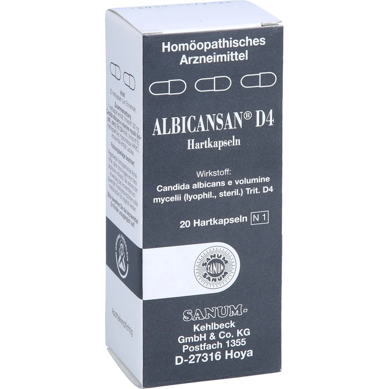 SANUM-KEHLBECK Albicansan D4 Kapseln, 20 St. Kapseln