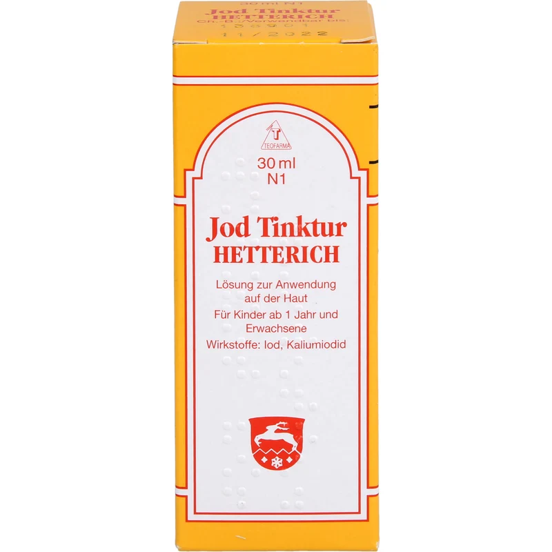 Jodtinktur Hetterich, 30 ml Lösung