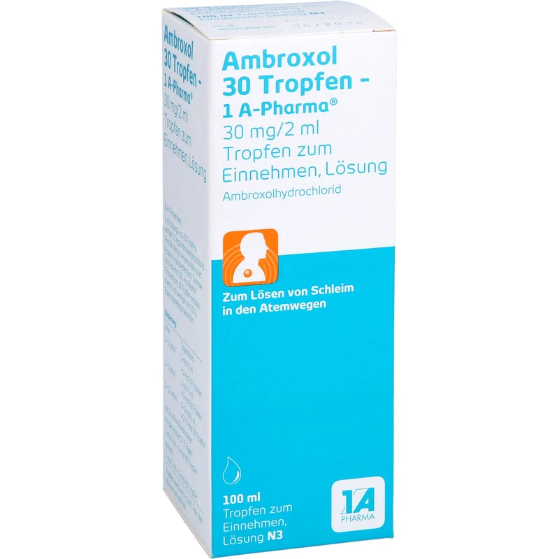 Ambroxol 30 Tropfen - 1A-Pharma®, 100 ml LOE