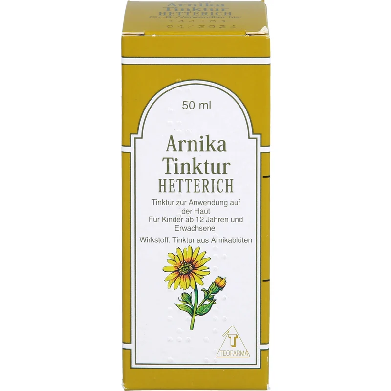 Arnikatinktur Hetterich, 50 ml Lösung