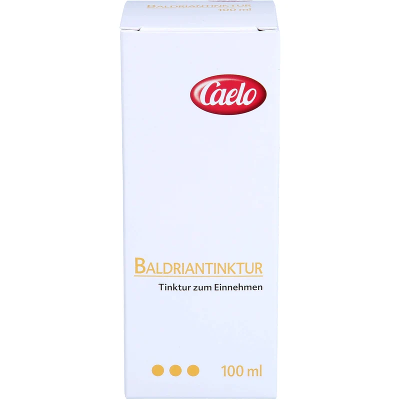 Caelo Baldriantinktur zur Beruhigung bei Einschlafstörungen, 100 ml Lösung