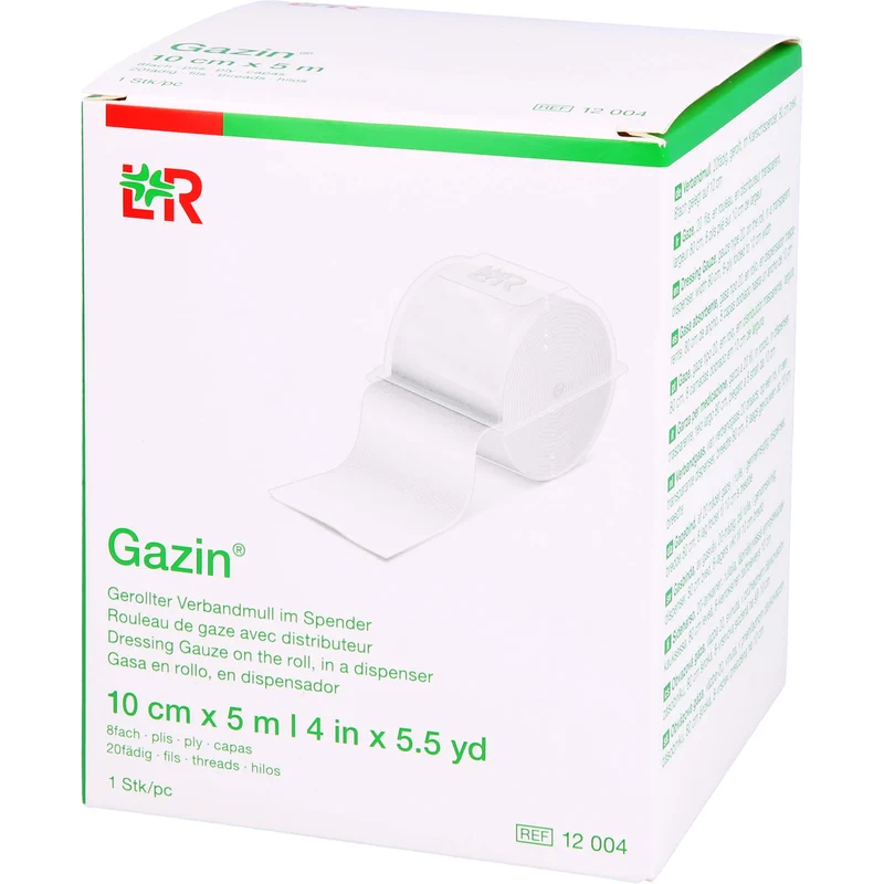 Gazin Verbandmull 8-fach gerollt, 1 St. Binde
