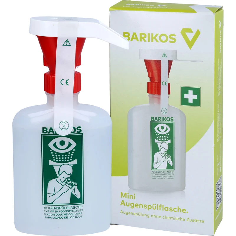 Augenspülflasche Barikos Mini m.ster.Flüssigkeit, 175 ml FLA