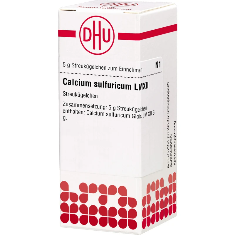 Calcium sulfuricum LM XII DHU Globuli, 5 g Globuli