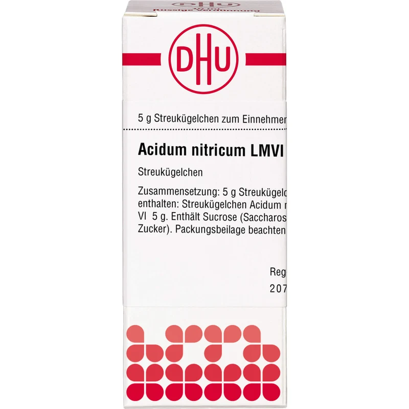 Acidum nitricum LM VI DHU Globuli, 5 g Globuli