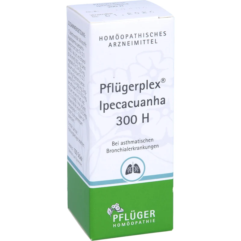 Pflügerplex Ipecacuanha 300 H Tabletten bei asthmatischen Bronchialerkrankungen, 100 St. Tabletten