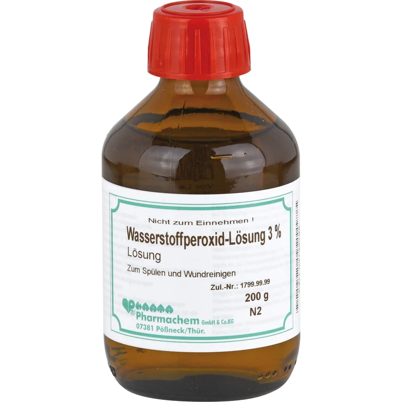 Pharmachem Wasserstoffperoxid Lösung 3%, 200 g Lösung