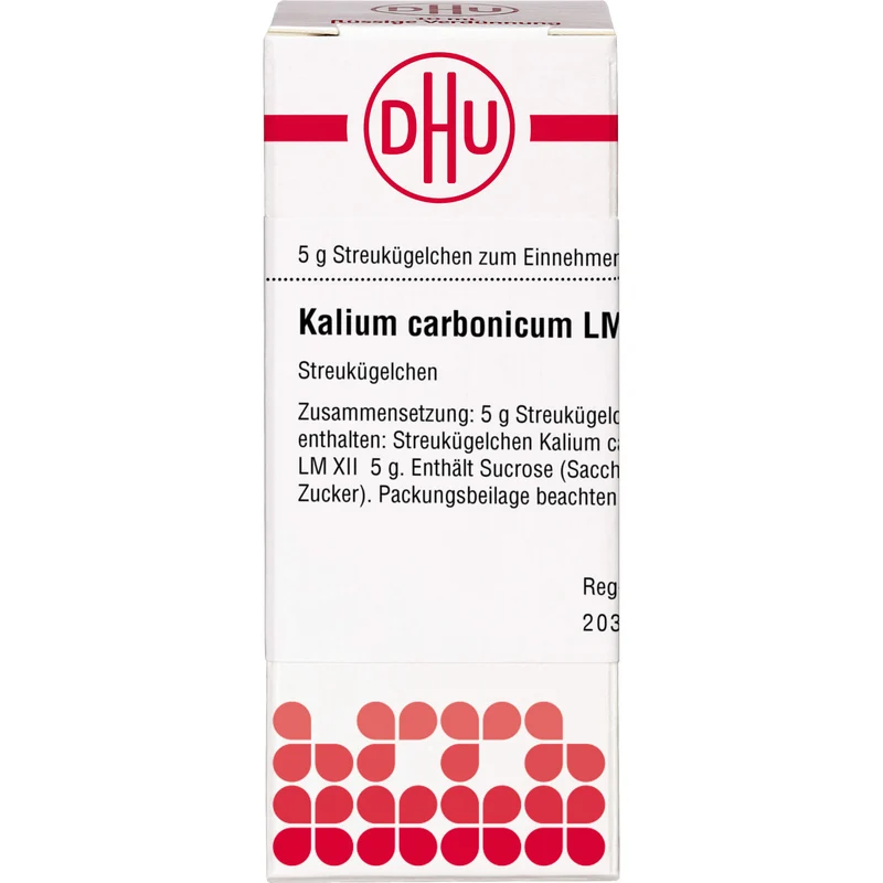 Kalium carbonicum LM XII DHU Globuli, 5 g Globuli