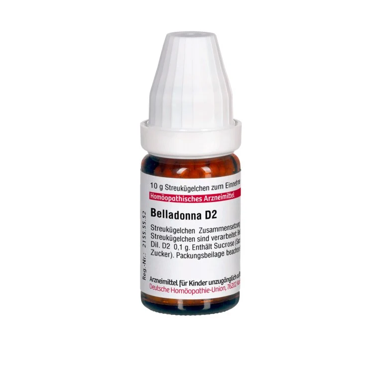 Belladonna D2 DHU Globuli, 10 g Globuli