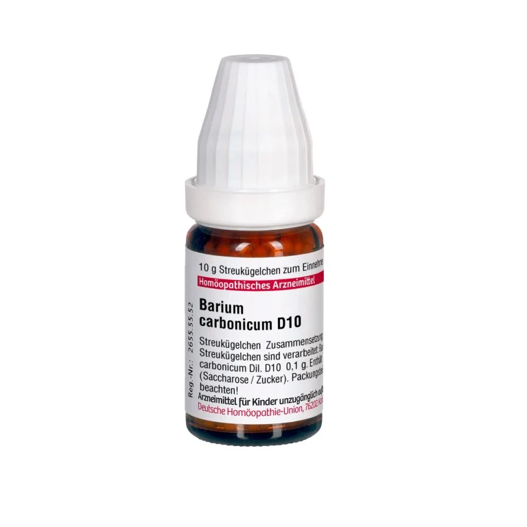Barium carbonicum D10 DHU Globuli, 10 g Globuli