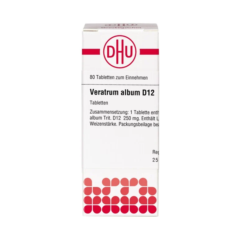 Veratrum album D12 DHU Tabletten, 80 St. Tabletten