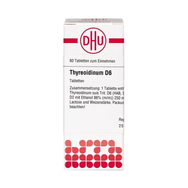 Thyreoidinum D6 DHU Tabletten, 80 St. Tabletten