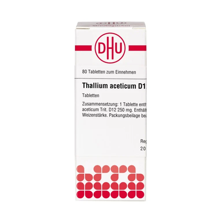 Thallium aceticum D12 DHU Tabletten, 80 St. Tabletten