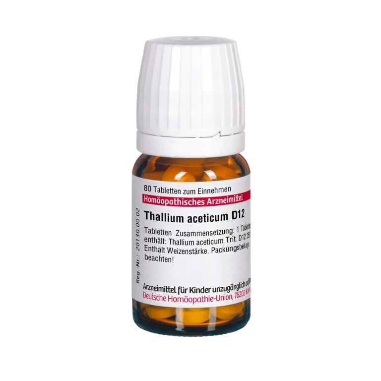 Thallium aceticum D12 DHU Tabletten, 80 St. Tabletten