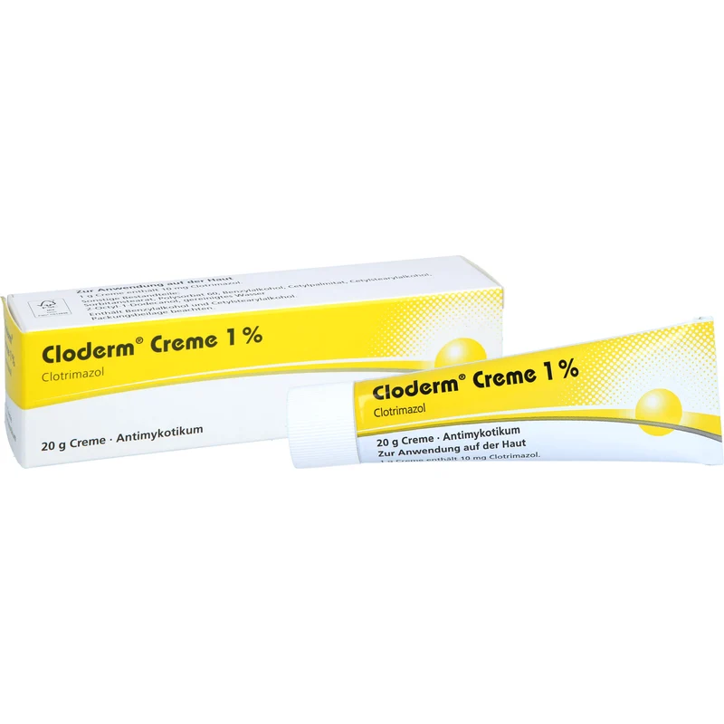 Cloderm Creme 1% Antimykotikum, 20 g Creme