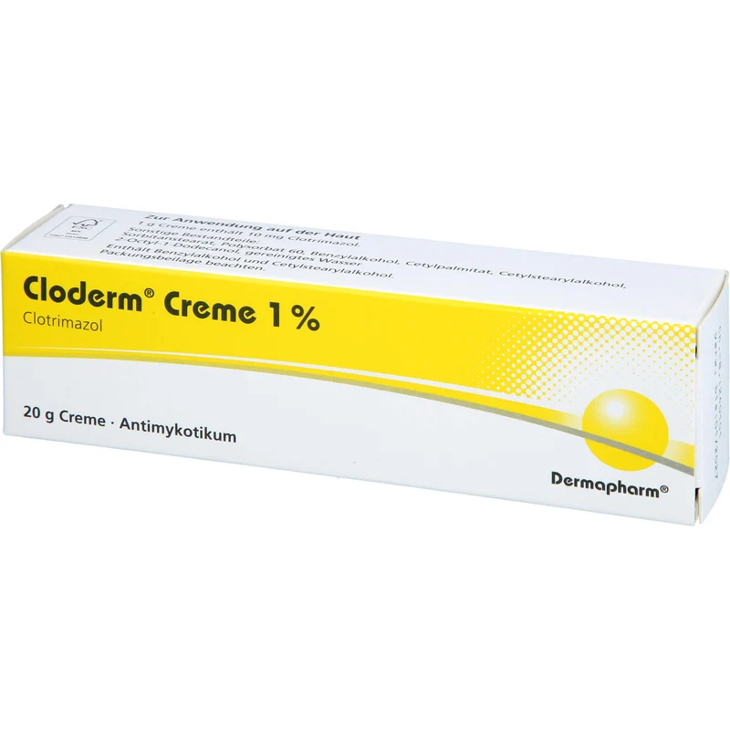 Cloderm Creme 1% Antimykotikum, 20 g Creme