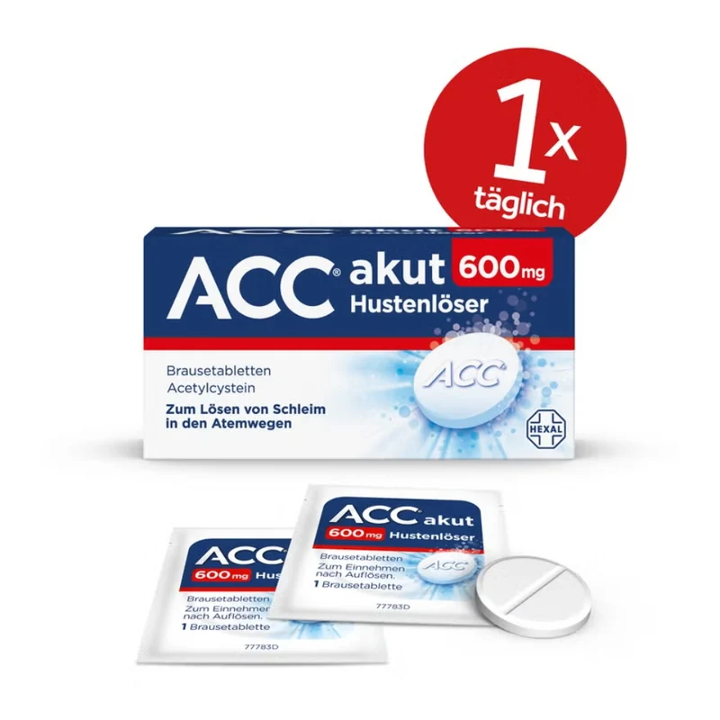 ACC akut 600 mg Hustenlöser Brausetabletten, 20 St. Tabletten