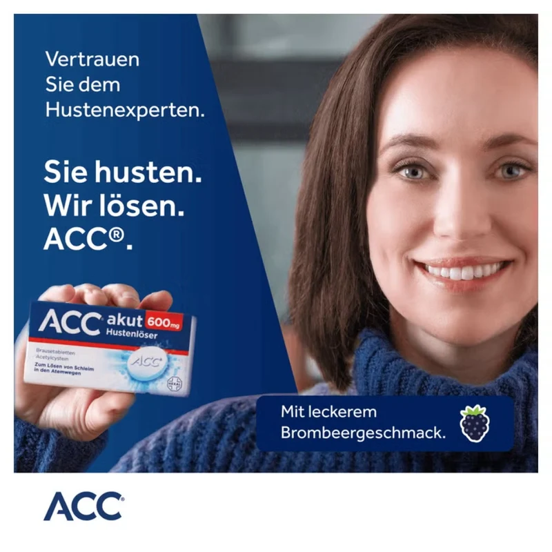 ACC akut 600 mg Hustenlöser Brausetabletten, 20 St. Tabletten
