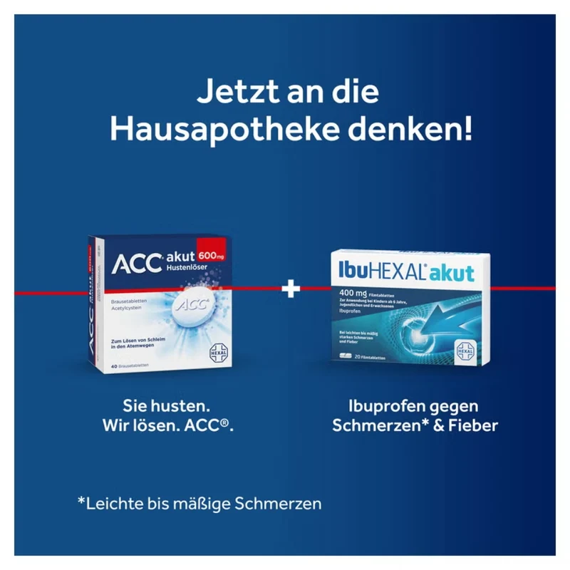ACC akut 600 mg Hustenlöser Brausetabletten, 20 St. Tabletten