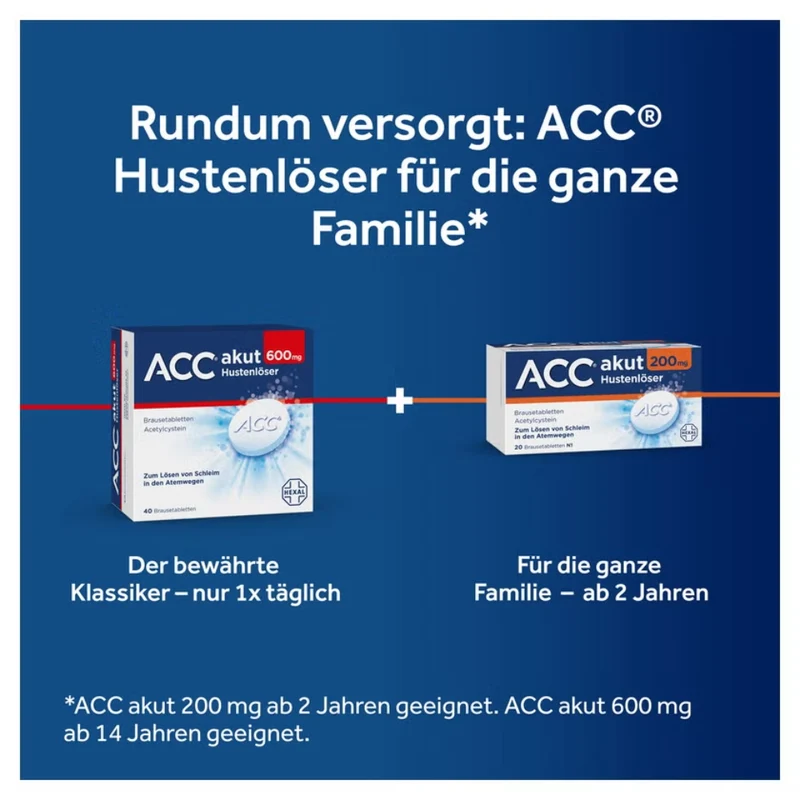 ACC akut 600 mg Hustenlöser Brausetabletten, 20 St. Tabletten