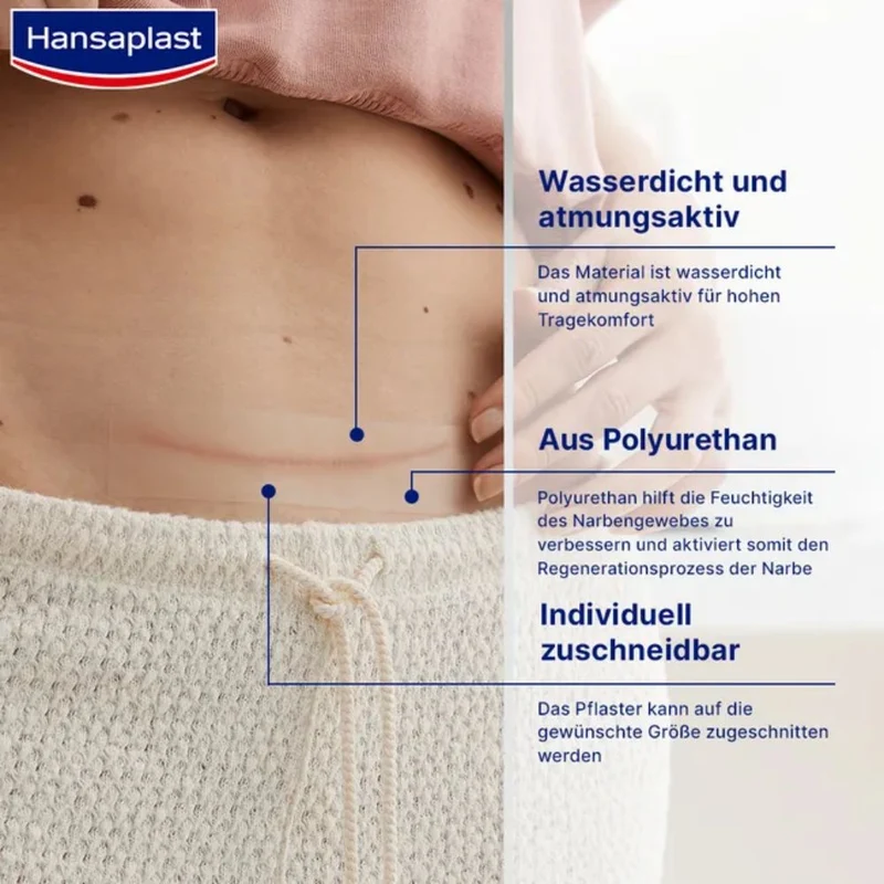 Hansaplast Pflaster zur Behandlung von Narben, 21 St. Pflaster